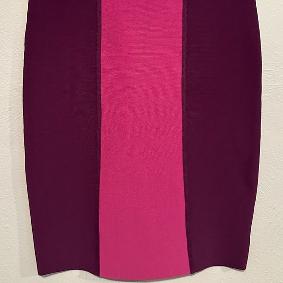 NWT BCBG MaxAzria Women's Aliza Sleeveless Slim Fit Block Colored Dress Size Med - Picture 3 of 16